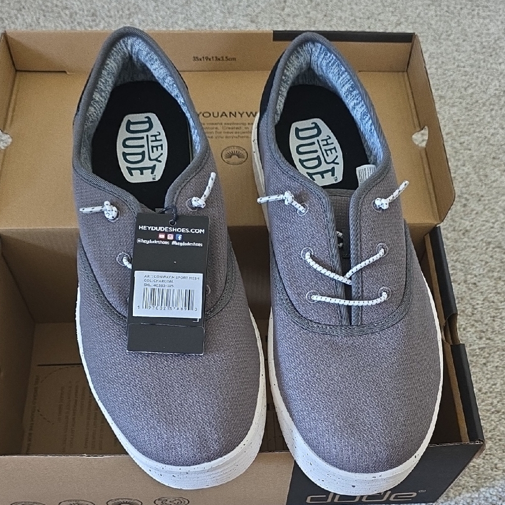 HEY DUDE CONWAY MENS SPORT MESH SLIP ON